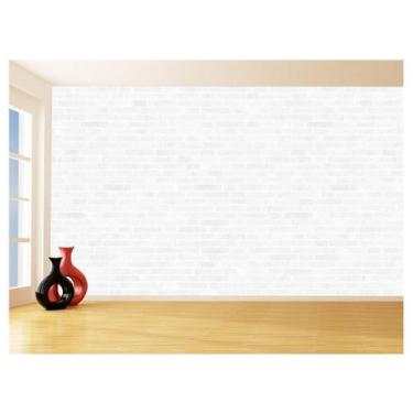 Imagem de Papel De Parede 3D Tijolo Sala Tijolinho Vista 3,5M Xbr37 - Você Decor