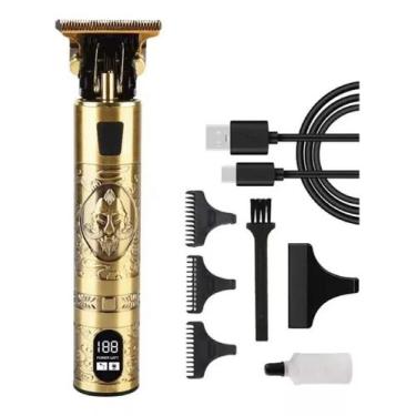 Imagem de Máquina Cortar Cabelo Premium Aparar Barba Depilar Tomate