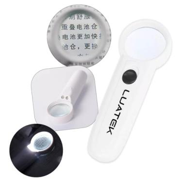 Imagem de Lupa de Mão com Ampliação 8x e Iluminação LED – Ideal para Trabalhos Detalhados