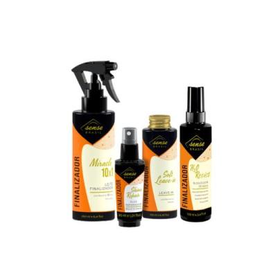Imagem de  Kit Sense  Finalizadores leave-in + óleo  (4 itens) - Sense Brasil