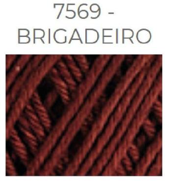 Imagem de Linha Amigurumi 100% Algodão 254m Circulo p/ Crochê e Tricô, Brigadeir