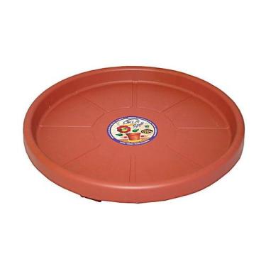 Imagem de Prato com Rodas Okla Skate Terracota para Jardim - 60kg - FG Import / 