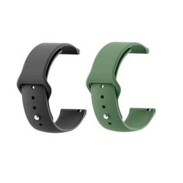 Imagem de Kit Pulseira 22mm Silicone Sport Para Relógio e Smartwatch - Poolsy, P
