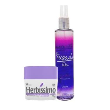 Imagem de Kit Body Splash Deo Tabu 250ML Ousada e Desodorante Creme Lavanda Herb