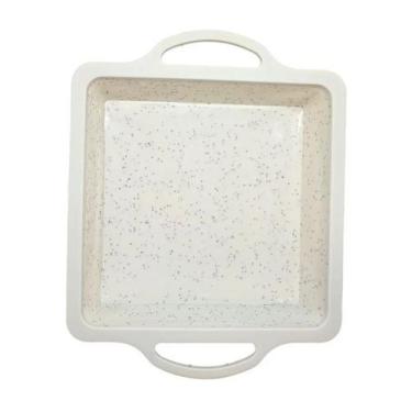 Imagem de Forma Mimo SN23295 Quadrada Silicone Branco com Alça - Mimo Style