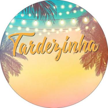 Imagem de Painel De Festa Redondo 1,50x1,50 - Tardezinha 006 - Via Cores