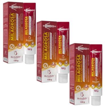 Imagem de Kit 3 Pomada Massageadora Milagrosa 150G - Bio Instinto