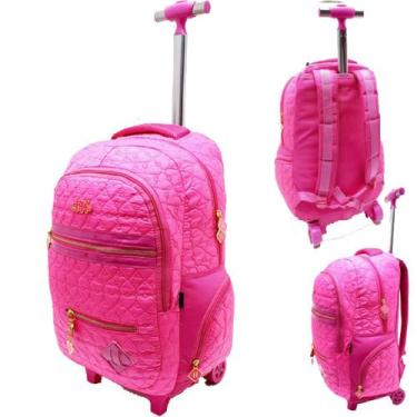 Imagem de Mochila Rodinha Escolar Juvenil MHC3173 - ELLO, rosa