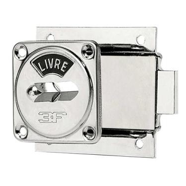 Imagem de Fecho Livre Ocupado 3F Inox Cromado