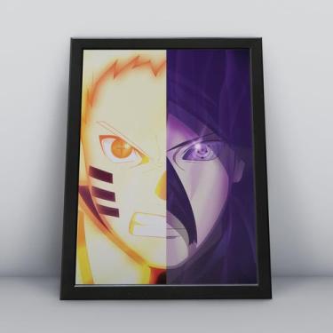 Imagem de Quadros Decorativa de Parede para quarto e sala tema Akatsuki Naruto S