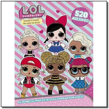 Imagem de Lol Surprise Superlivro de Atividades Para Colorir com Adesivos