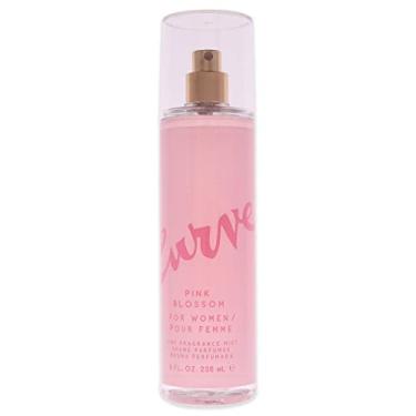 Imagem de Perfume feminino névoa por curva, perfume casual dia ou noite, flor rosa, 20 ml