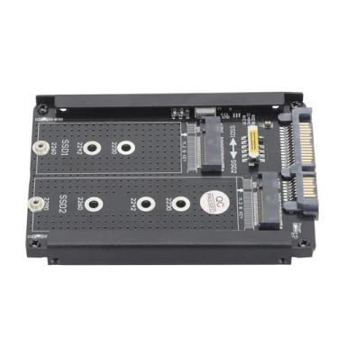 Imagem de Placa SSD Dupla NGFF B M Key M.2 6 Gbps Interface SATA III Gabinete de Unidade de Disco HDD SATA Combo de 2,5 Polegadas