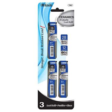 Imagem de B BAZIC PRODUCTS 12 ct. 0,7 mm Grafite para lapiseira de cerâmica (pacote com 3) (792)