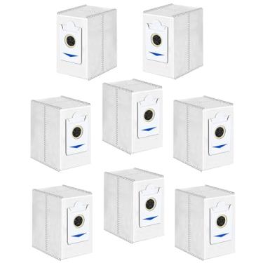 Imagem de GANGXUN Sacos de pó compatíveis com ECOVACS DEEBOT X2 Omni/X2/X2 PRO/DEX86 Sacos de substituição para aspirador de pó robô (branco, pacote com 8)