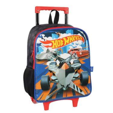 Imagem de Mochila De Rodinha Escolar Hotwheels Carros Up4you Luxcel