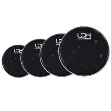 Imagem de Kit Pele Filme Duplo Preta Hidráulica Duo Lub Ldh 8 10 12 14 - Luen