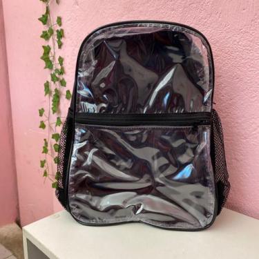 Imagem de Mochila / Bolsa transparente para dia a dia, escola, piscina - Gii Mat
