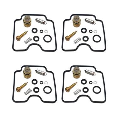 Imagem de Kit de reparo de carburador de motor de motocicleta, junta de válvula de agulha, parafuso de ar compatível com GSX750F Katana 1998-2006 GSX750 GSX 750 F (marfim)
