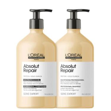 Imagem de Kit L'Oréal Professionnel Serie Expert Absolut Repair Gold Quinoa + Pr
