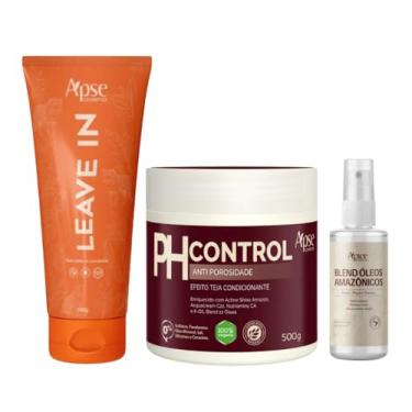 Imagem de Apse Cosmetics, Kit Leave In, PH Control Acidificante e Blend de Óleos Apse