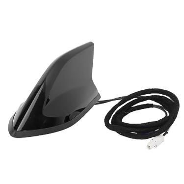 Imagem de Antena de aleta GRCFUMO, antenas de teto superior automotivo de alto desempenho, capa de antena de aleta de carro super funcional para HLA3 HLA6 HLNC HLMR 282069033 (Black)