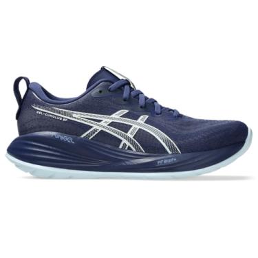 Imagem de ASICS Tênis feminino Gel-Cumulus 27, Azul índigo, cinza claro, 34