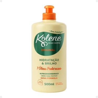 Imagem de Creme para Pentear Kolene Original Hidratação e Brilho 500ml