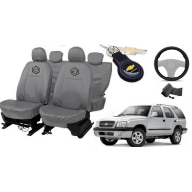 Imagem de Kit Capa Automotiva Blazer 1995-2011 + Volante Luxo - ferro tech br