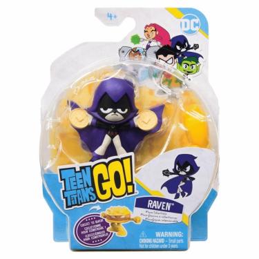 Imagem de Boneco Ravena Teen Titans Go c/ peça Hamburger Robot Sunny