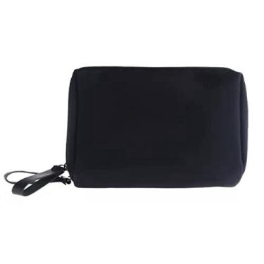 Imagem de Kososuru Saco de maquiagem pequeno para bolsa portátil impermeável saco cosmético bolsa de viagem de maquiagem para meninas mulheres (vermelho interno