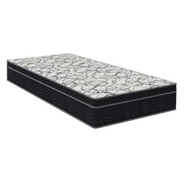 Imagem de Colchão Solteiro King Airtech D45 Ortopillow (28X108X198) Preto e Branco