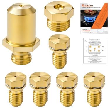 Imagem de W11489399 Kit de conversão de orifício de queimador de superfície de forno de fogão LP substitui W11560165 W11426600C para a maioria dos queimadores Whirlpool