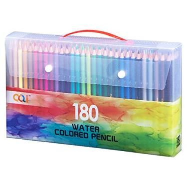 Imagem de 120.150.180.210 Lápis de Cor, Materiais de Arte Solúveis Em água para Desenho, Esboço, Colorir Livros Com Cores Puras e Fáceis de Colorir para Estudantes, Artistas, ótima (180