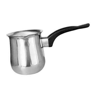 Imagem de Bothyi Cafeteira turca, cafeteira, com alça, bule de chá, aço inoxidável que quente para o leite de chá de chocolate quente de chocolate, 1181 Ml