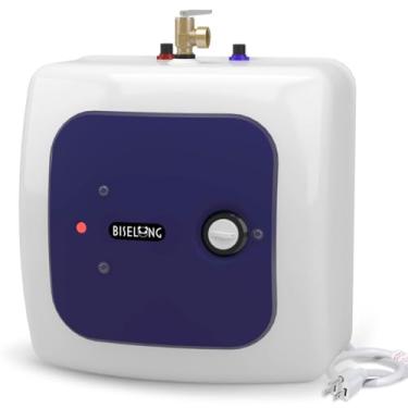 Imagem de BISELONG Aquecedor De Água Pequeno, 110V-120V, 1,5 Kw, Sob A Pia, 8 Galões, Armazenamento Quente, Mini Trailer Elétrico Instantâneo, Cozinha Compacta, Ponto Uso, 30L