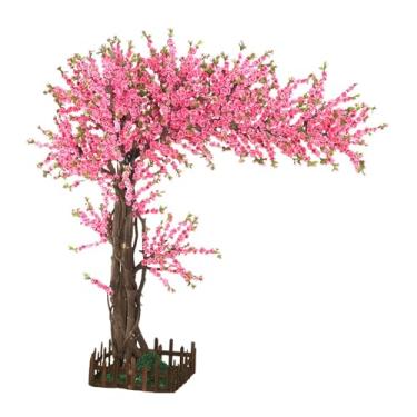 Imagem de Árvore De Cerejeira Artificial Para Áreas Externas, Plantas Artificiais Grandes E Realistas Com Flores Para Decoração De Pátio, Quarto E Escritório(250x150cm/98x59in)