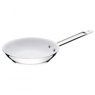 Imagem de Frigideira Professional Inox Fundo Triplo Cerâmica Branca