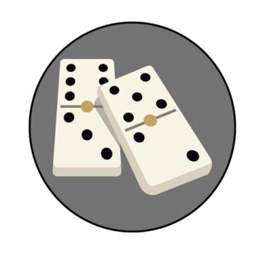 Imagem de Adesivo Decorativo Redondo, Tema Jogos, 10 cm, Modelos 06JG-16JG (JG12, PAPEL COUCHÉ 170, 10 CM)