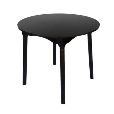 Imagem de Mesa De Jantar Colonial Brisa Rústica 90cm Redonda em Madeira e Tampo 