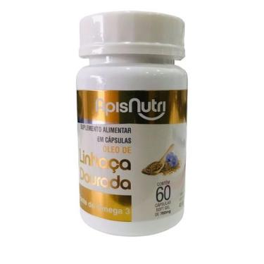 Imagem de Óleo de Linhaça Dourada 760mg (60 caps) - Padrão: Único - Apisnutri