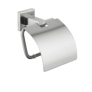 Imagem de Conjunto de banheiro de níquel escovado - 6 peças, porta-toalhas, ganchos, ferragens de aço inoxidável, porta-papel