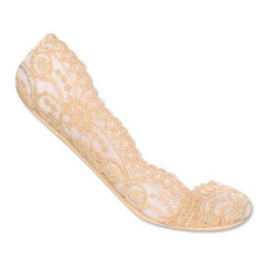 Imagem de Kit 12pares Meia Invisível Feminina De Renda Confortavel - Mrvendas, d