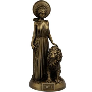 Imagem de Estátua Circe - Deusa Grega da Feitiçaria (Cor Ouro Velho)