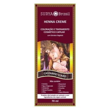 Imagem de Tintura Creme Henna Surya Castanho Claro 70ml