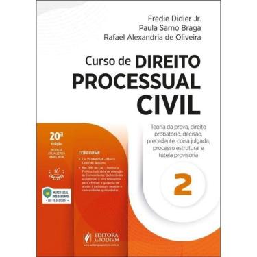 Imagem de Curso De Direito Processual Civil - 2025 - Vol. 2