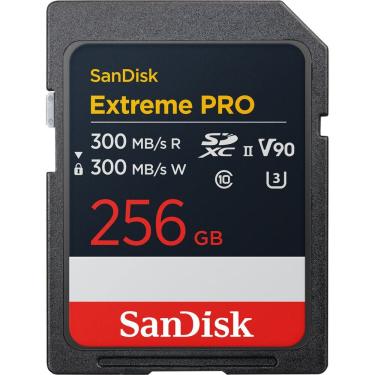 Imagem de CARTÃO DE MEMÓRIA SANDISK 256GB EXTREME PRO UHS-II SDXC - 300MB/s V90