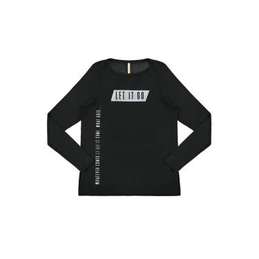 Imagem de Blusa Lunender Plus Size Preto Tam. G-Feminino