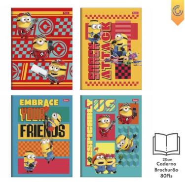 Imagem de Caderno Brochurão 80 Fls Minions - Foroni