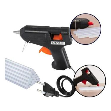 Imagem de Pistola De Cola Quente 20w Bivolt Bico grosso 11mm - Mb Tools